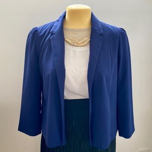 Mid length open blazer